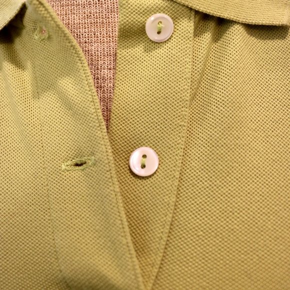 Sz 2 34 XS NWOT green women's LACOSTE  Polo Top - Picture 5 of 8